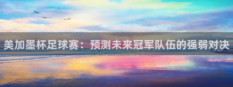美加墨杯足球赛：预测未来冠军队伍的强弱对决